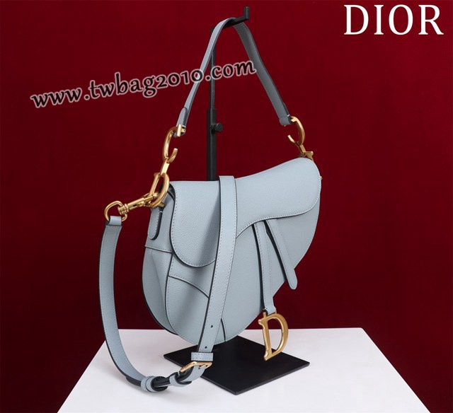 Dior专柜新款迪奥高仿原单长肩带大小号牛皮马鞍包手拎斜挎包 djfk1781